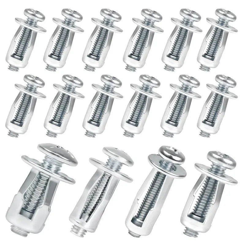 Button Rivet Locking Nuts Set - Heavy-Duty