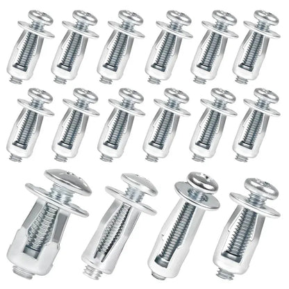 Button Rivet Locking Nuts Set - Heavy-Duty