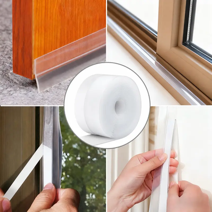 16.4Ft Door Weather Stripping, (1.38in Width) Weather Stripping Door