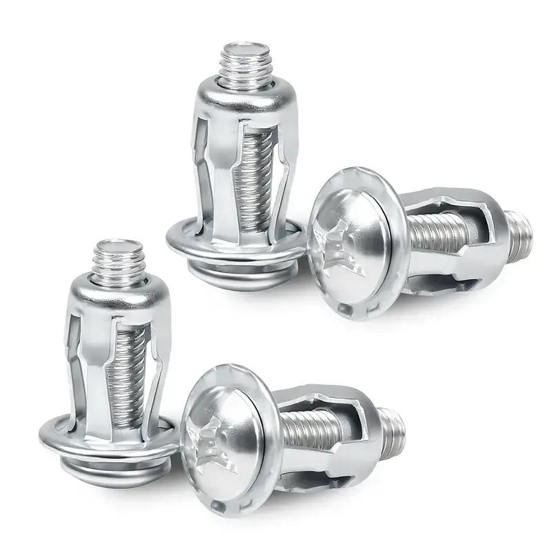 Button Rivet Locking Nuts Set - Heavy-Duty