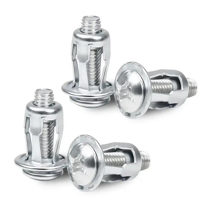 Button Rivet Locking Nuts Set - Heavy-Duty
