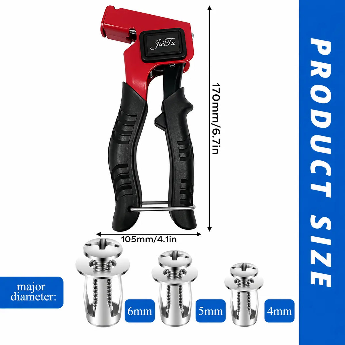 Button Rivet Locking Nuts Set - Heavy-Duty